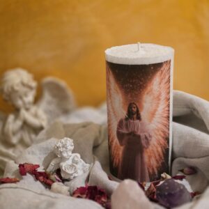 Spirituelle Christus-Kerze mit himmliche Führung
